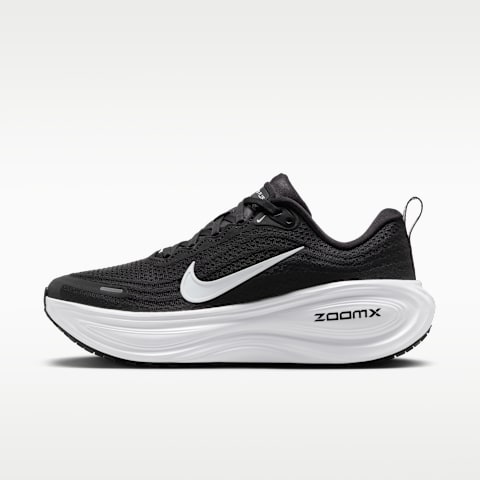 Женские кроссовки Nike Vomero Plus Road Running (Wide), цвет: Чёрный / Холодный серый