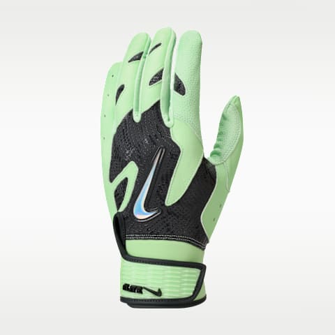 Бейсбольные перчатки для отбивания Nike Alpha Elite 2.0, цвет: Антрацитовый / Зелёный
