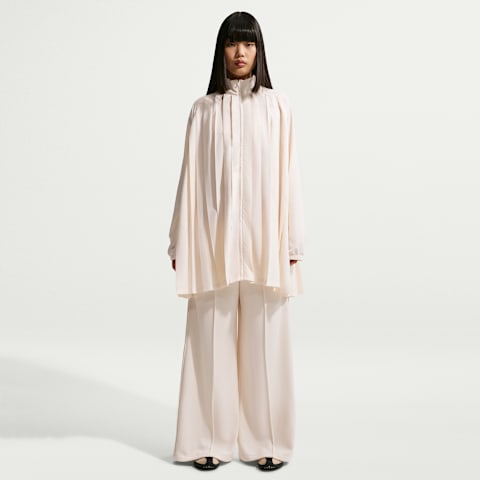 Женское платье Nike Sportswear Oversized Long-Sleeve Pleated Mini, цвет: Меловой