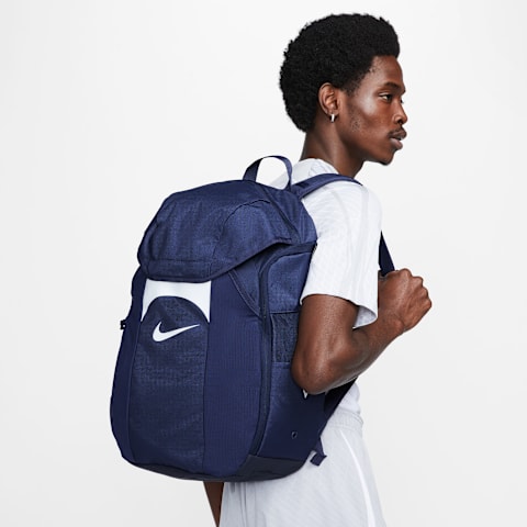 Командный рюкзак Nike Academy, 30 л, цвет: Тёмно-синий / Белый