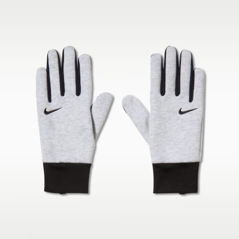 Женские перчатки Nike Studio Fleece (1 Pair), цвет: Берёзовый меланжевый / Чёрный