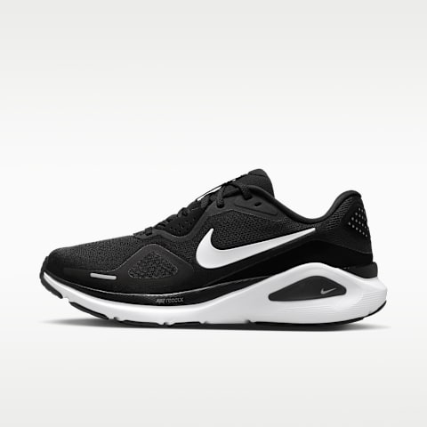Женские кроссовки Nike Structure 26 Road Running (Wide), цвет: Чёрный / Холодный серый