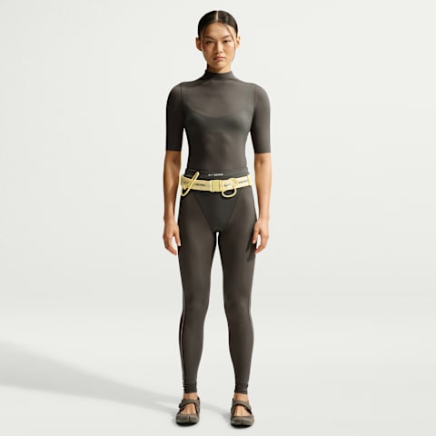 Женские легинсы NikeSKIMS Weightless с высокой талией и V-образной вставкой, цвет: Nskm Boulder