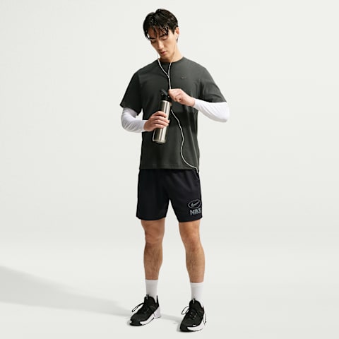 Мужские шорты для тренировок Nike Flex Dri-FIT, цвет: Чёрный