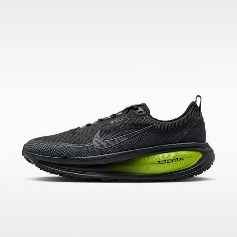 Мужские кроссовки Nike Vomero 18 GORE-TEX Waterproof Road Running Shoes with Reflective Accents, цвет: Антрацитовый / Лимонный
