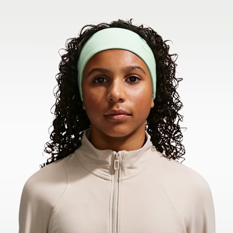 Детская повязка на голову Nike Elevate Dri-FIT, цвет: Зелёный