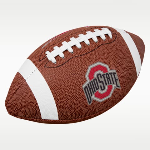 Мяч Nike Ohio State Buckeyes College Replica Football, цвет: Коричневый