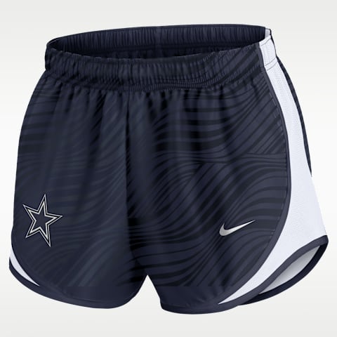 Женские шорты Nike Dallas Cowboys Tempo Dri-FIT NFL, цвет: Тёмно-синий