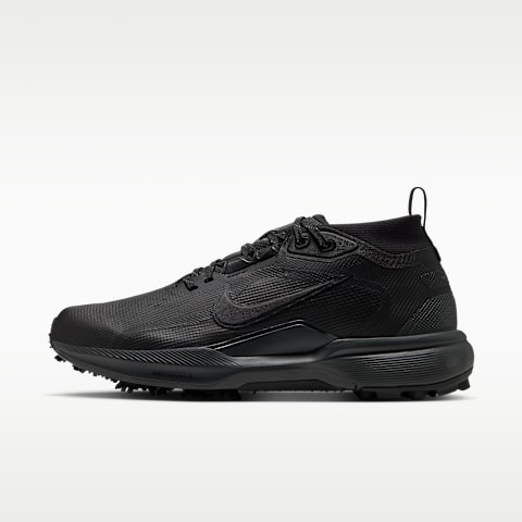 Мужские кроссовки Nike Pegasus 1 G GORE-TEX Waterproof Golf Shoes, цвет: Чёрный / Серый