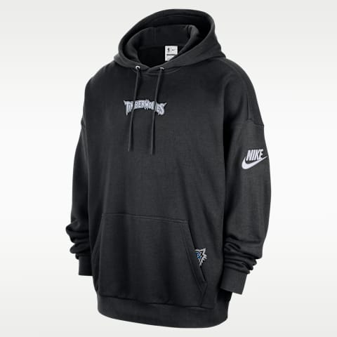 Мужское худи Nike Club NBA Minnesota Timberwolves 2025/26 Hardwood Classics, цвет: Чёрный
