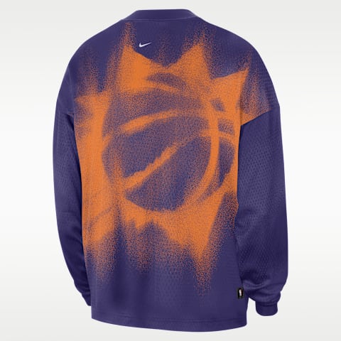 Мужской баскетбольный лонгслив Nike Phoenix Suns Standard Issue, цвет: Орхидея
