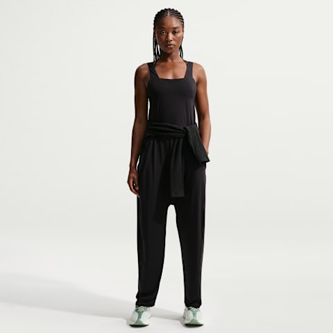 Женский комбинезон Nike Zenvy, цвет: Чёрный / Холодный серый