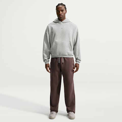 Мужские брюки Nike Standard Issue Therma-FIT Brushed Open-Hem Basketball, цвет: Коричневый / Бледная слоновая кость
