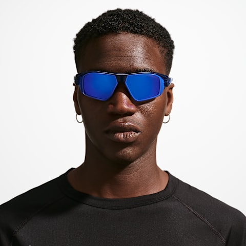 Мужские очки Nike Show X3 Flyfree Road Tint, цвет: Тёмно-синий / Синий