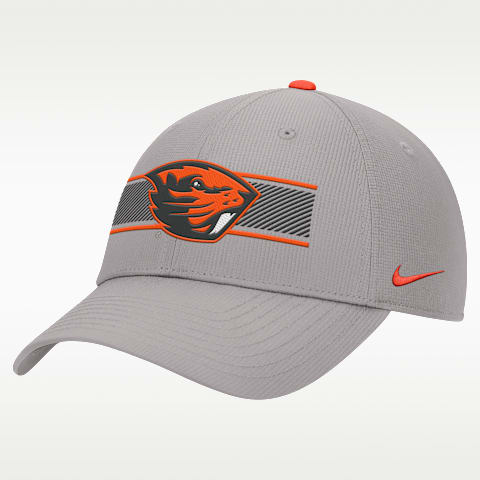 Кепка Nike College Oregon State Ripstop структурированная, цвет: Серый