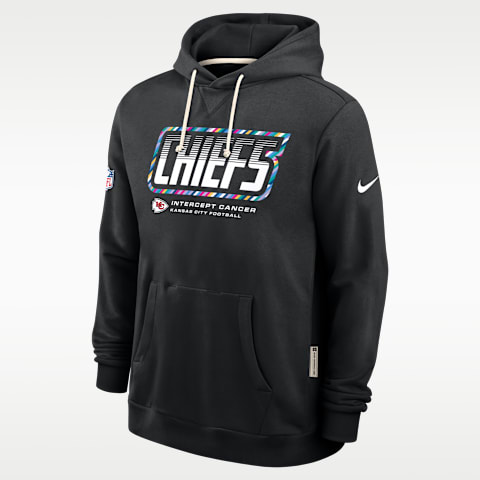 Мужское худи Nike Dri-FIT NFL Kansas City Chiefs Crucial Catch Sideline Standard Issue, цвет: Чёрный