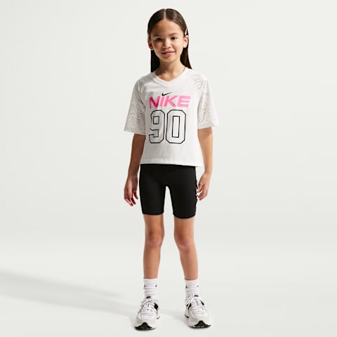 Детский комплект Nike Dri-FIT Easy Breezy из двух предметов: велошорты, цвет: Чёрный