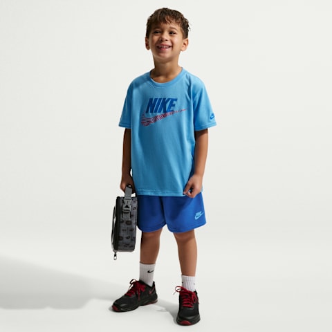 Детский комплект Nike Sportswear In The Zone 2-Piece Relaxed French Terry Shorts Set, цвет: Королевский синий