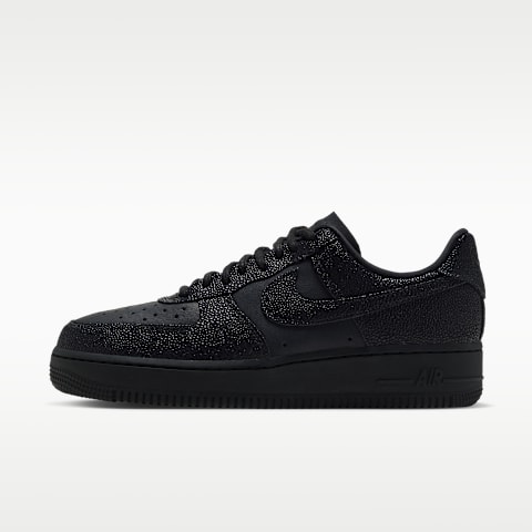 Женские кроссовки Nike Air Force 1 '07 SE Shagreen, цвет: Чёрный / Антрацитовый