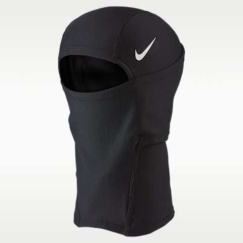 Мужские головные уборы Nike Pro Hyperwarm Hood, цвет: Чёрный / Белый