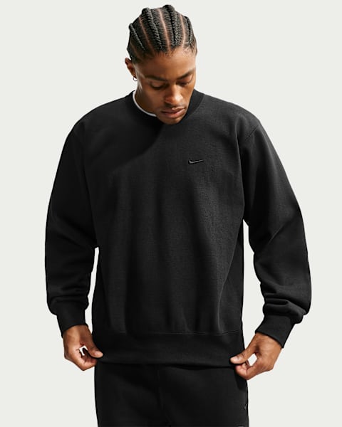 Men's Fleece Crew-Neck Sweatshirt
