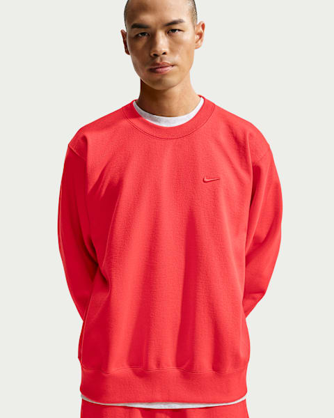 Men's Fleece Crew-Neck Sweatshirt