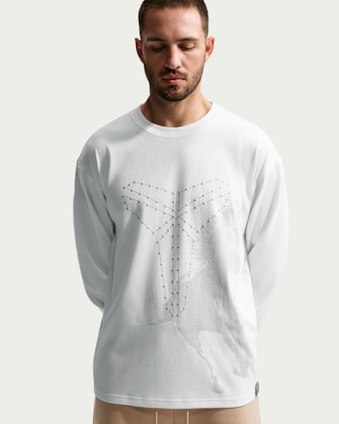 Playera de básquetbol de manga larga Dri-FIT para hombre