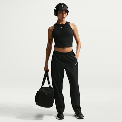 Женские брюки Nike One Dri-FIT Mid-Rise Woven Pants
