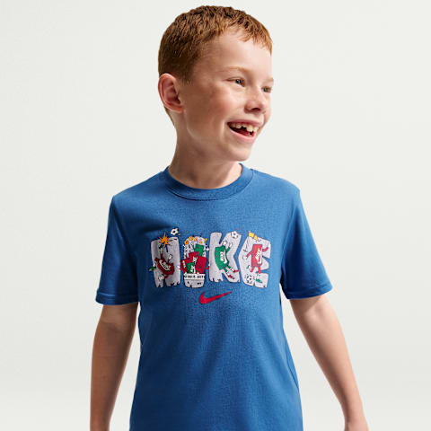 Детские футболки Nike Little Kids' Boxy Multi-Sport Graphic T-Shirt
