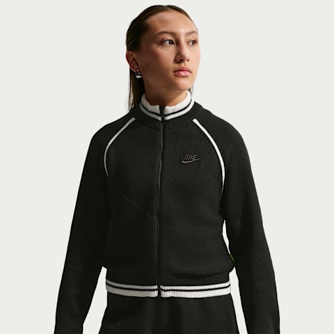 Детские свитеры Nike Sportswear Collection Big Kids' (Girls') Sweater Track Jacket