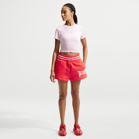 Женские шорты Nike Sportswear Phoenix Fleece High-Waisted 4" Shorts