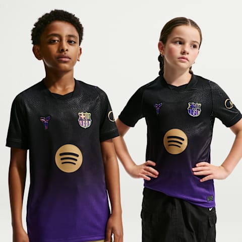 Детские кроссовки Nike Gavi Barcelona 2026/27 Stadium Away Kobe Big Kids' Nike Dri-FIT Soccer Jersey