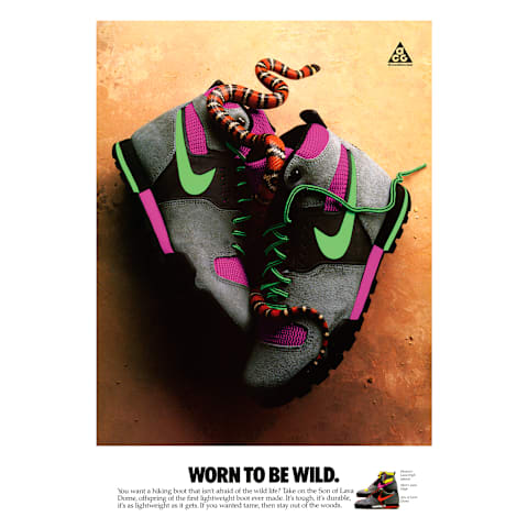 Nike DNA “Worn to be Wild” Poster 22" x 34"