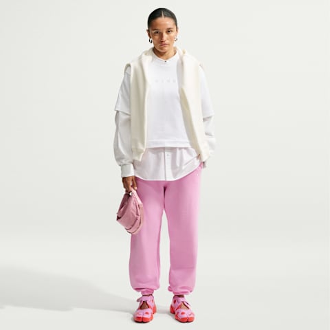 Женские брюки Nike Studio Fleece Lightweight "French Terry" Oversized High-Rise Cuffed Pants