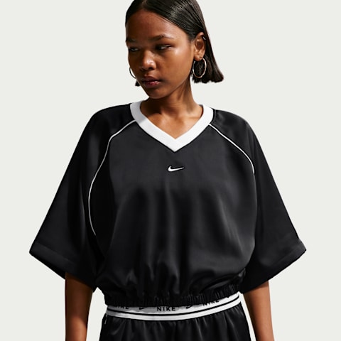 Женские кроссовки Nike Sportswear Oversized Satin Top