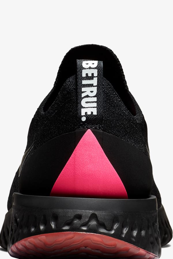 Nike Epic React Flyknit Betrue Black and Multicolor Nike SNKRS