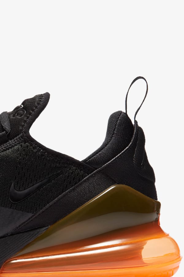 Nike Air Max 270 Black Tonal Orange Release Date. Nike SNKRS