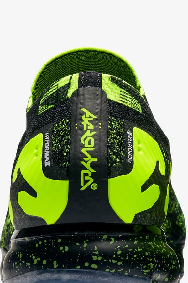 Acronym vapormax black volt best sale