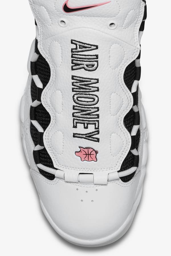 Nike Air More Money White Black Coral Chalk Release Date. Nike SNKRS