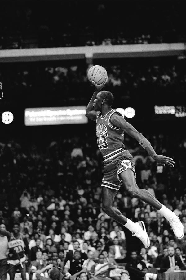 air jordan free throw line dunk