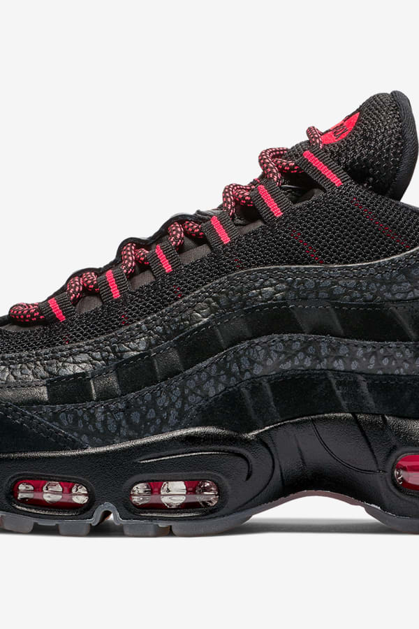 Black infrared air max 95 best sale