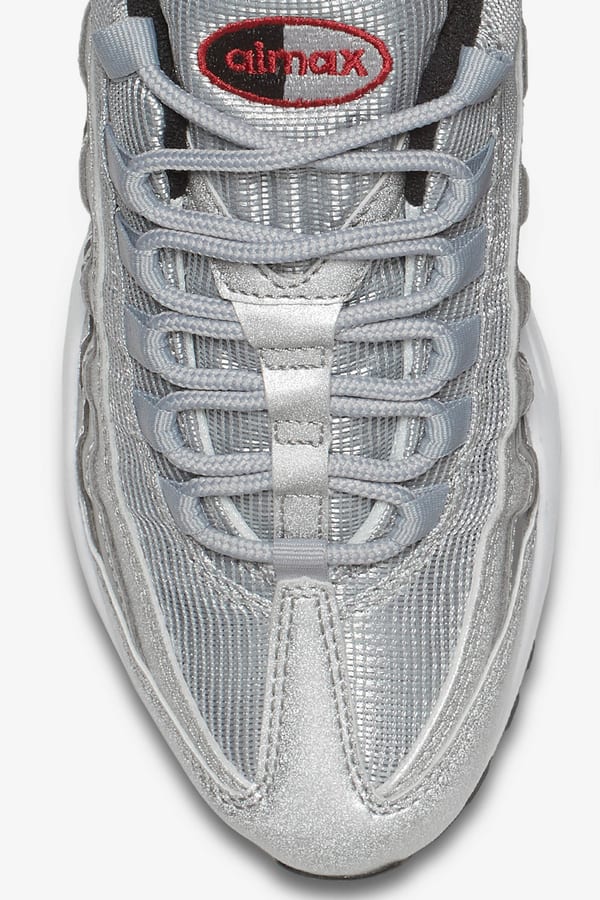 air max 95 metallic silver
