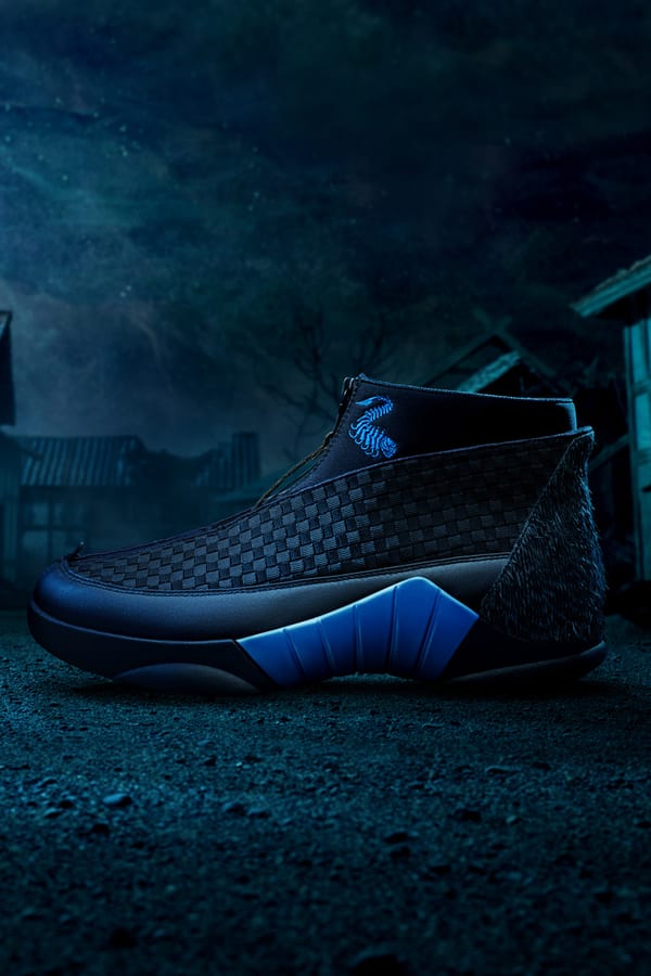 Blue jordan 15 hotsell