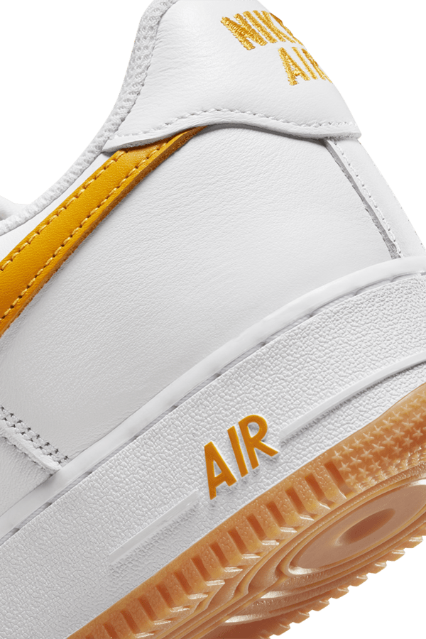 Air force 1 low white university gold shop