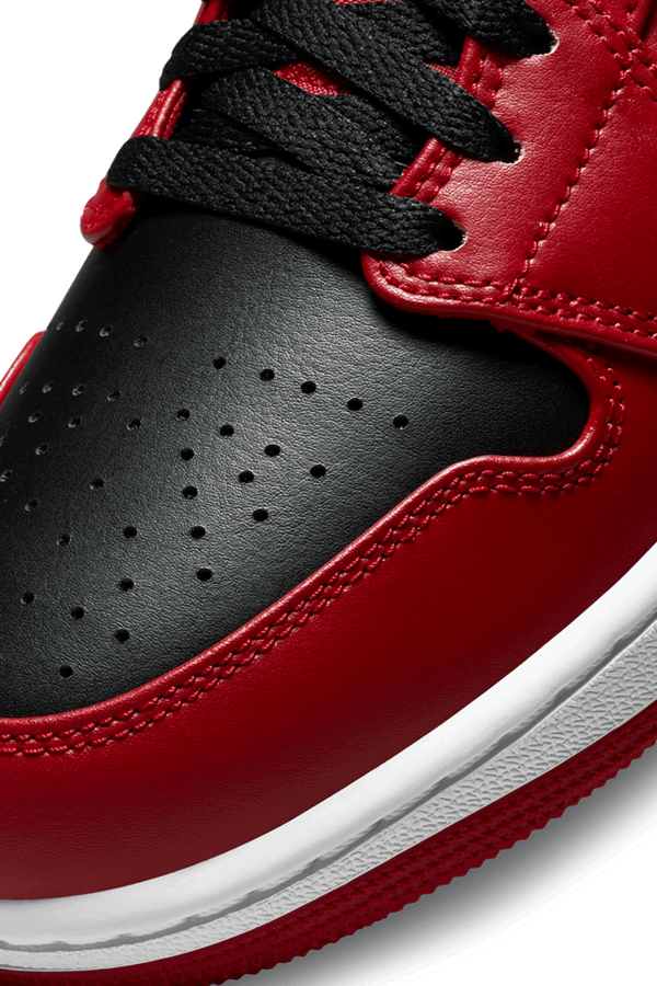 Air jordan 1 mid black gym red release date outlet