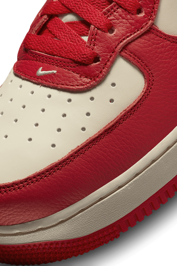 Air force 1 mid red ivory deals