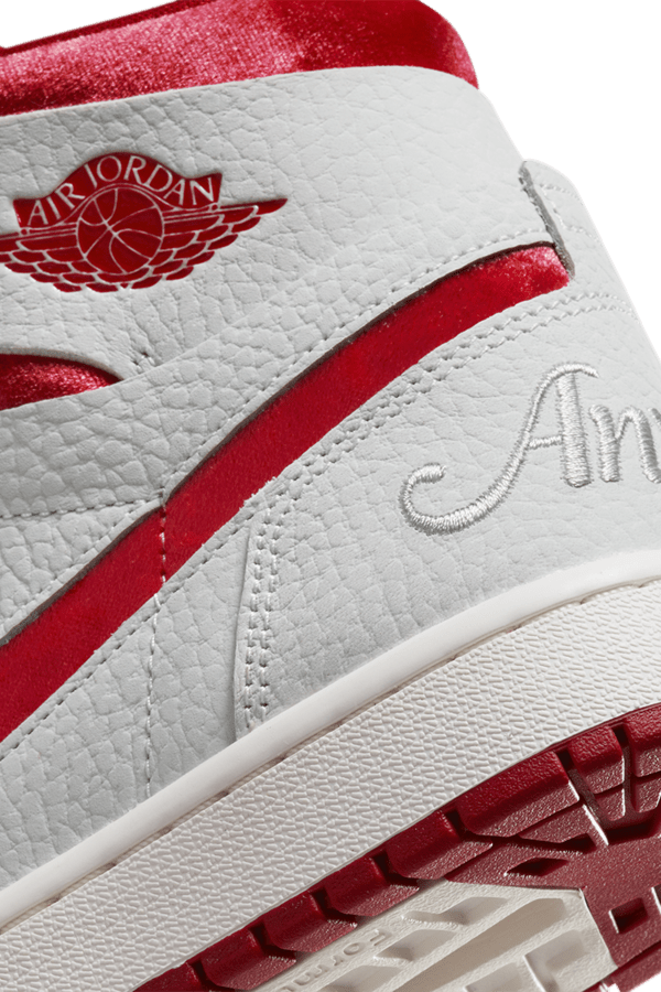 All red valentine jordans best sale