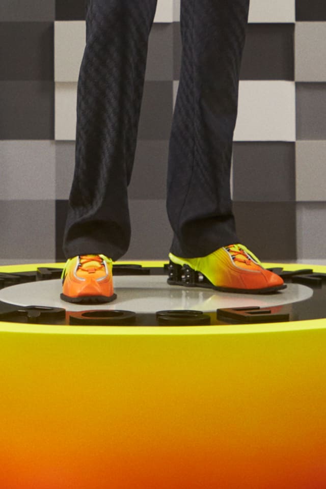 Nike Shox MR4 Mule Martine Rose Orange（Martine Rose MII Trousers 