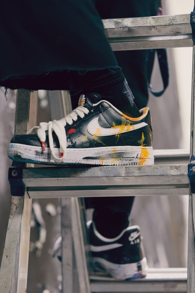 air force 1 para noise black