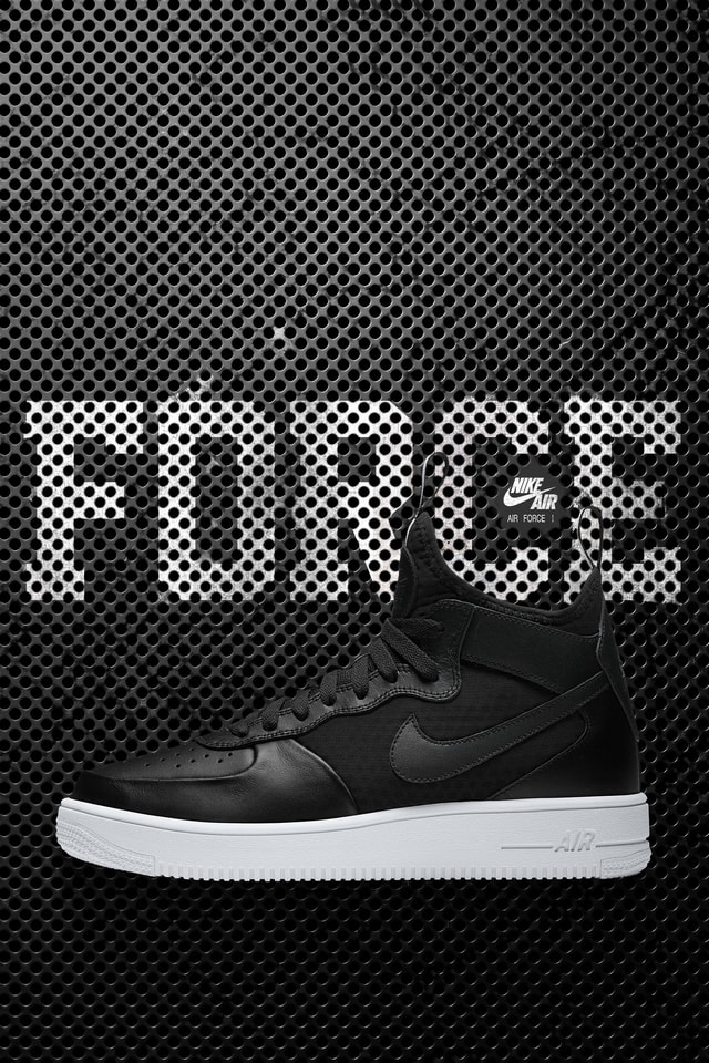 Nike Air Force 1 Ultra Force Mid Black White Nike SNKRS